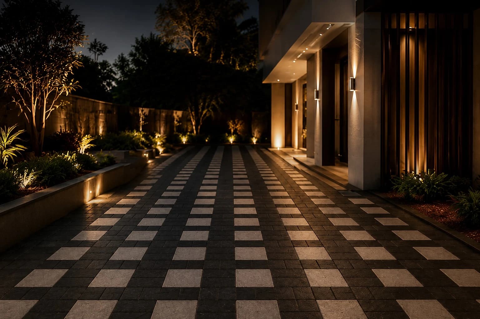 Luxury interlock paving